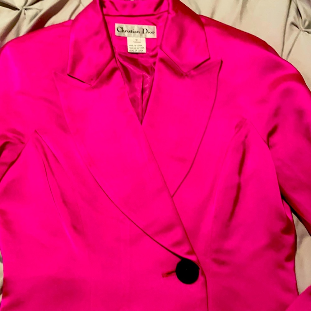 Hot pink vintage Christian Dior